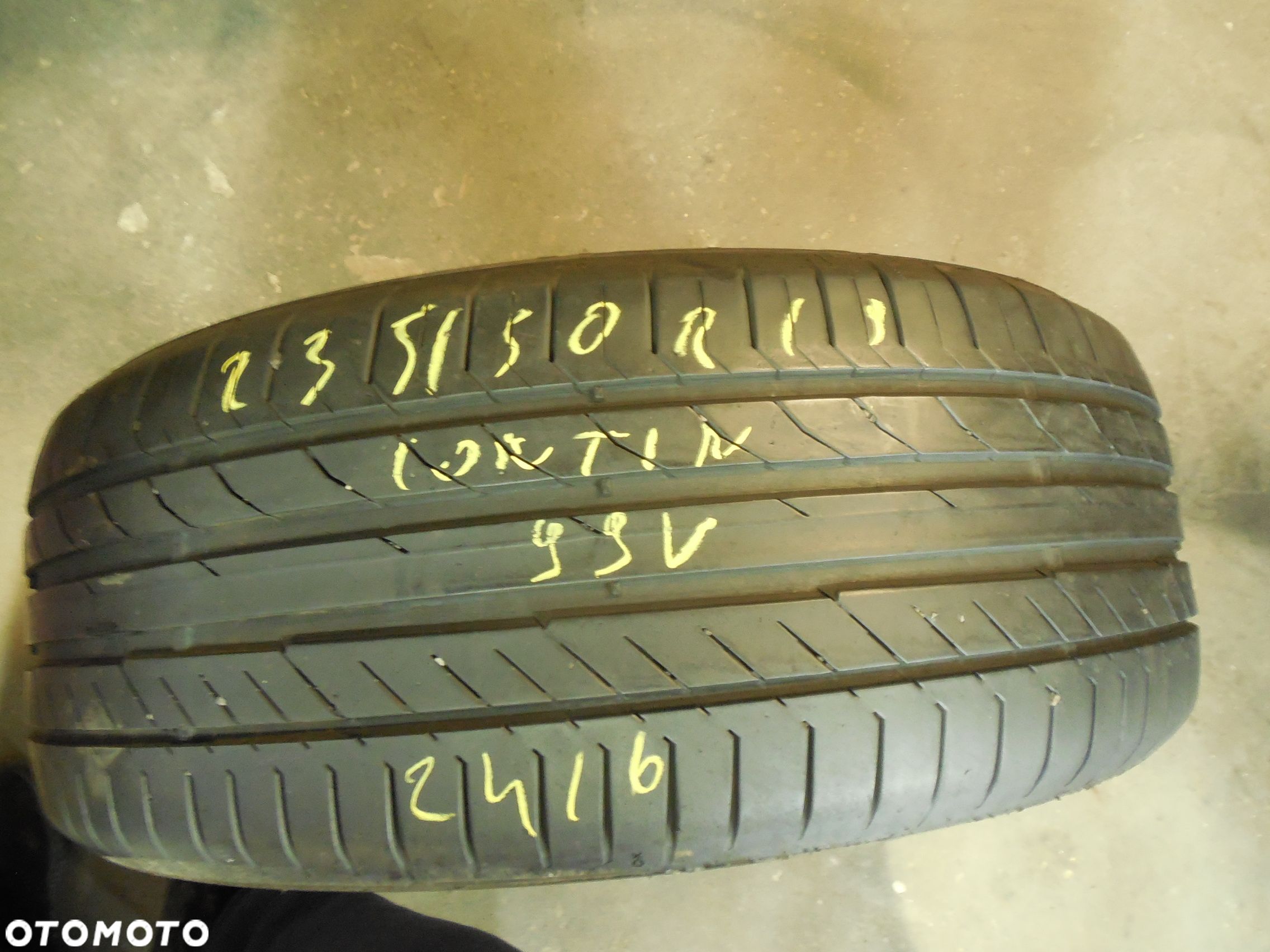OPONA 235/50R19 CONTINENTAL CONTI SPORT CONTACT 5 DOT 2416 7MM - 1