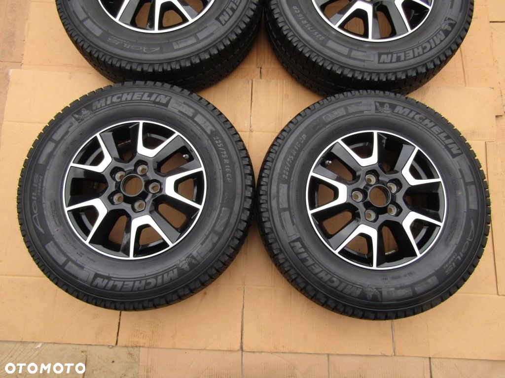 4x Felgi Koła 16 Fiat Ducato Peugeot Boxer Citroen Jumper opony 6j 5x118 ET68 + 225/75 16C - 5