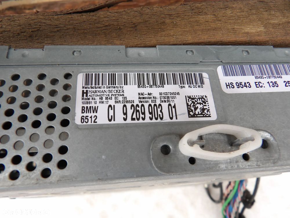 BMW RADIO CZYTNIK NAWIGACJA - 9269903 - 1