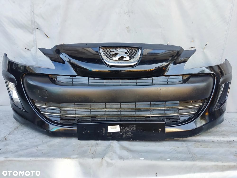 PEUGEOT 308 ZDERZAK PRZÓD PRZEDNI GRILL ORYGINAŁ