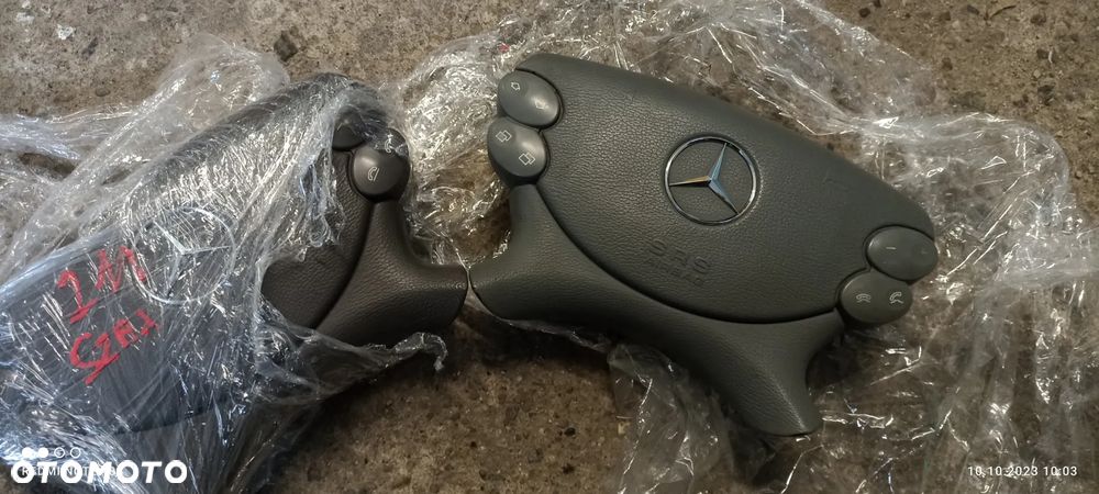 MERCEDES W209 CLK PODUSZKA AIRBAG KIEROWCY SZARA KOLOR TYLKO CLK!!! - 10