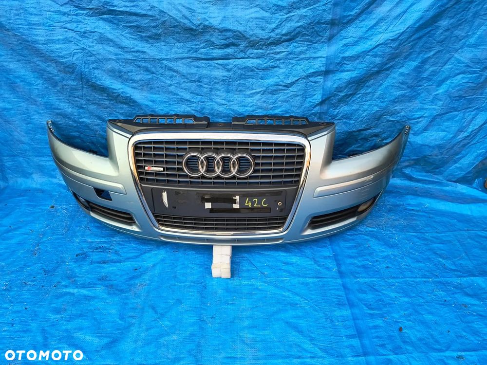 42C  Zderzak przód przedni kompletny Audi A3 8P lift duży grill wysyłka - 17