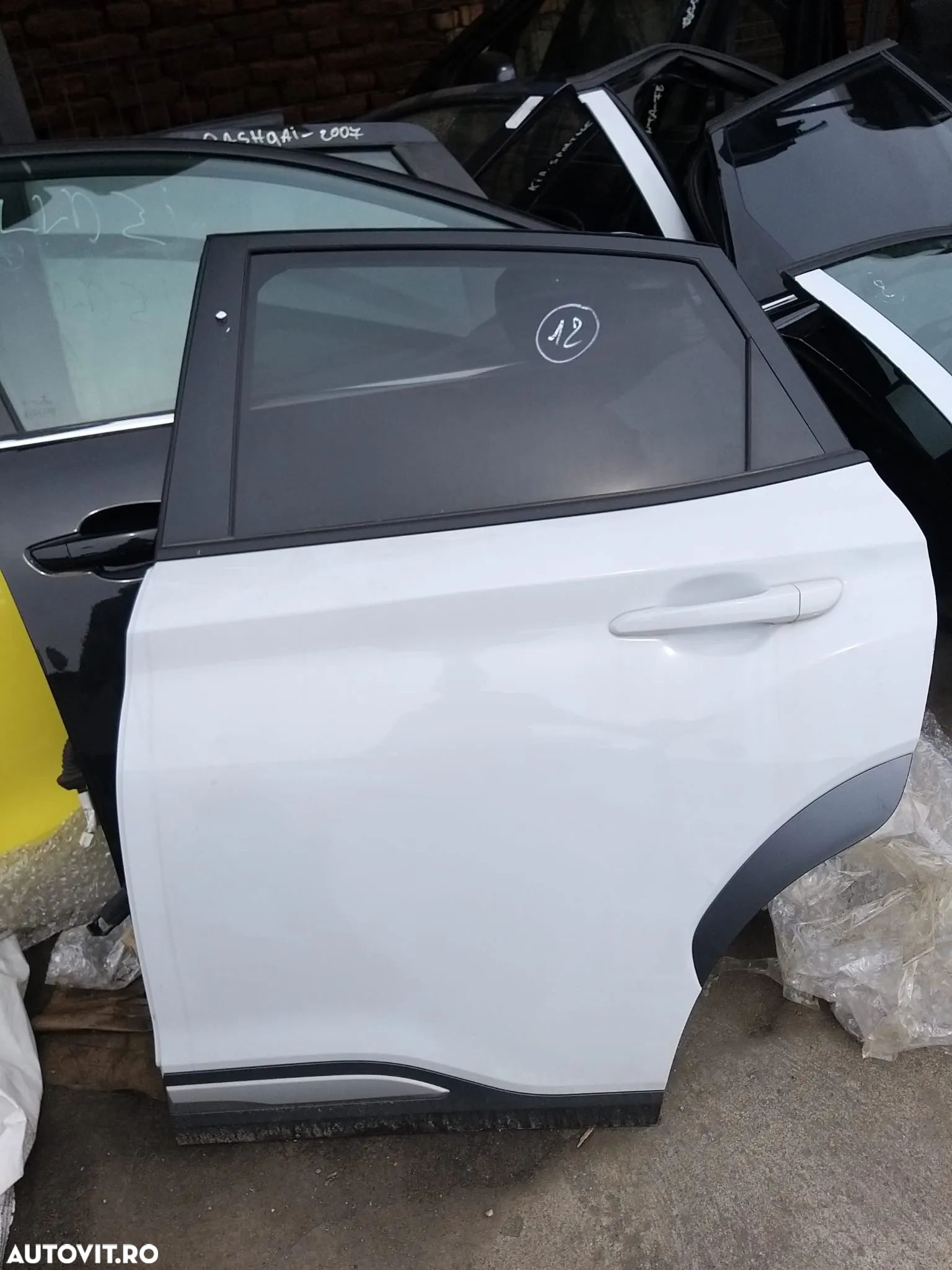 Usa Stanga Spate pentru Hyundai Kona Electric din 2018 , ALB - 1