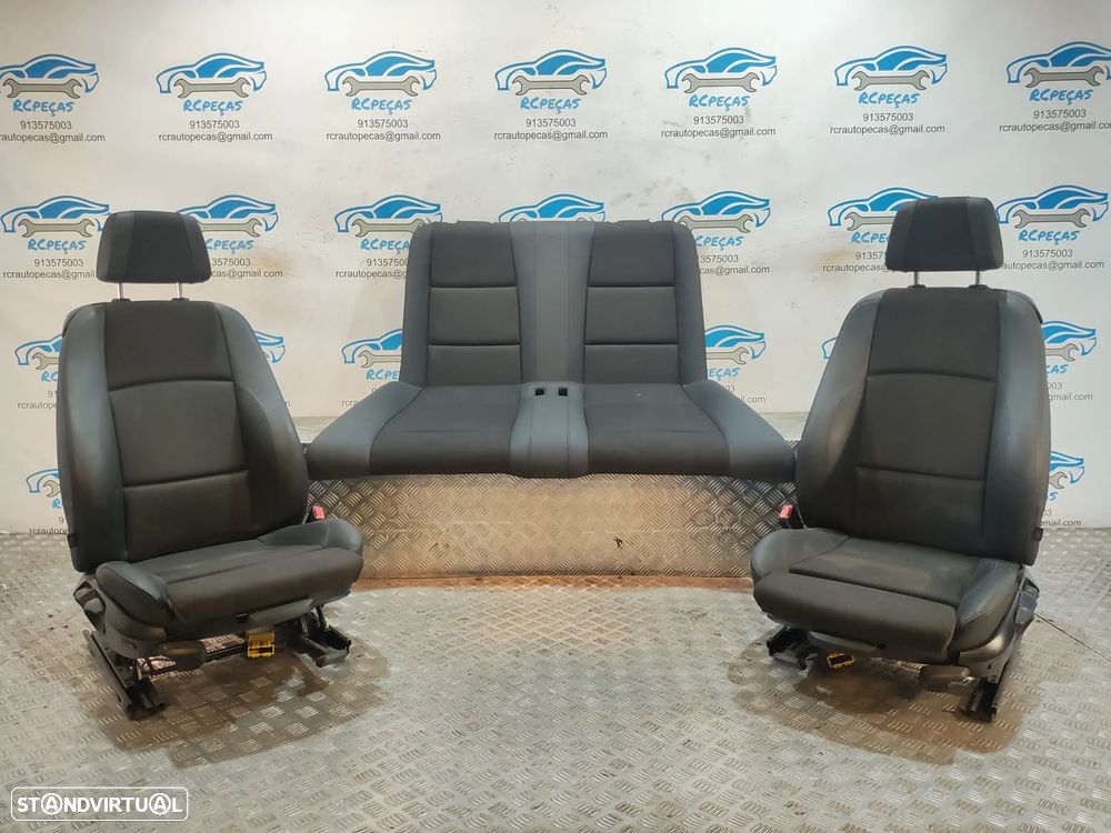 Conjunto Bancos Pele e Tecido Pack M BMW Serie 1 Cabrio E88 - 9