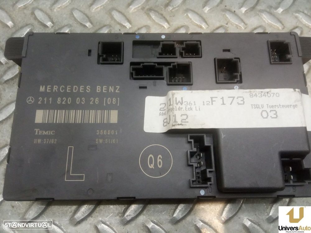 QUADRO ELÉTRICO MERCEDES-BENZ CLASE E E 240 (211.061) 177CV 2597CC - 1