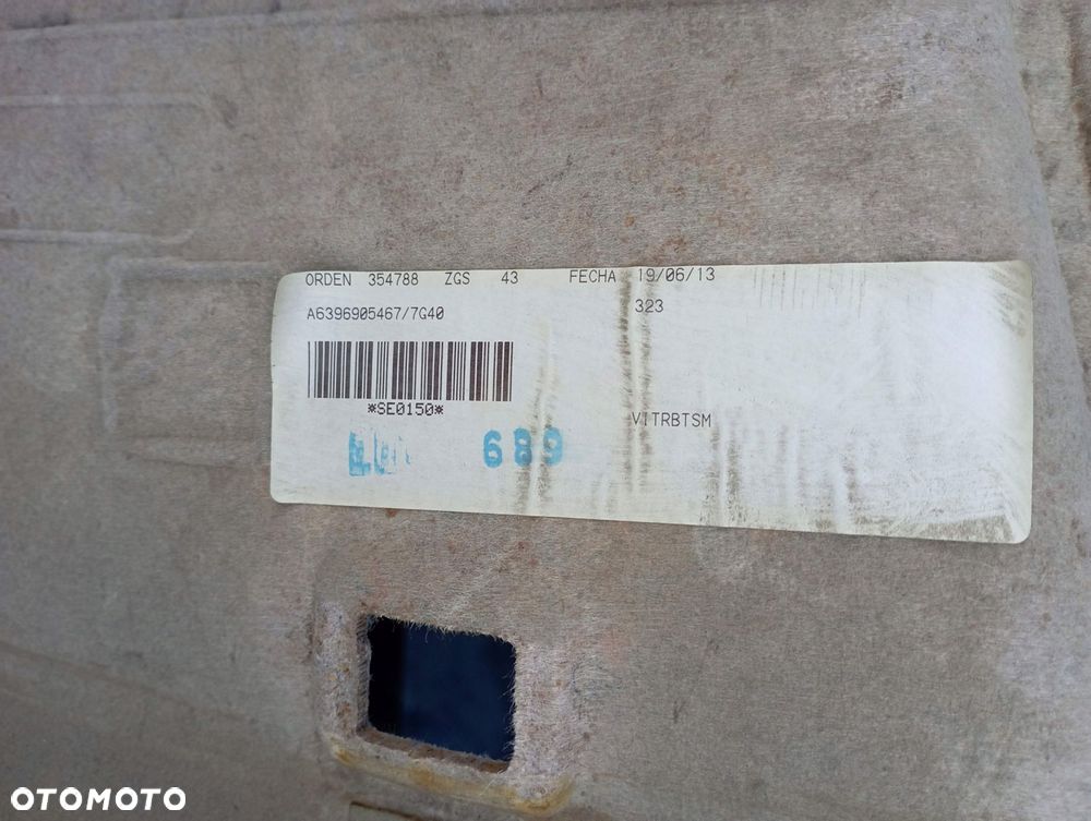 MERCEDES VITO II W639 PODSUFITKA A6396905467 - 4