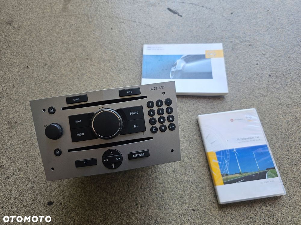 radio nawigacja 13283222 opel astra h - 1