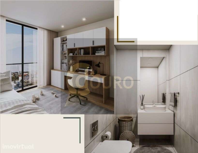 Apartamento T2 Com Jardim Próximo a Monte dos Burgos - Grande imagem: 4/7