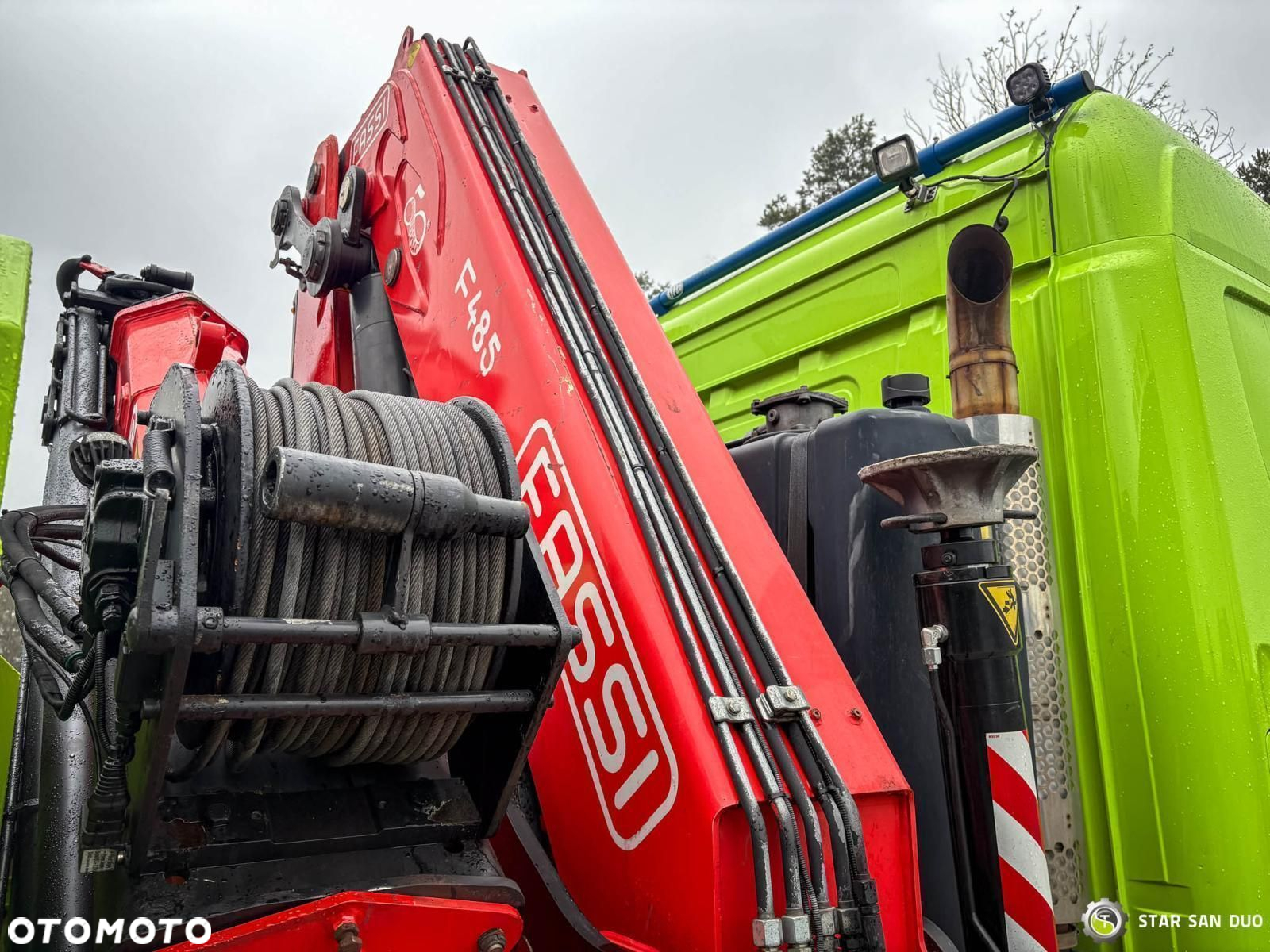 Scania R520 6x2 Fassi F485 HDS Żuraw Wciągarka Euro 6 - 14