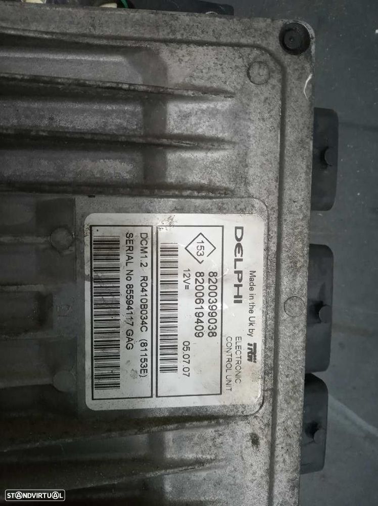 CENTRALINA MOTOR UCE RENAULT MEGANE II 2007 -8200399038 - 2