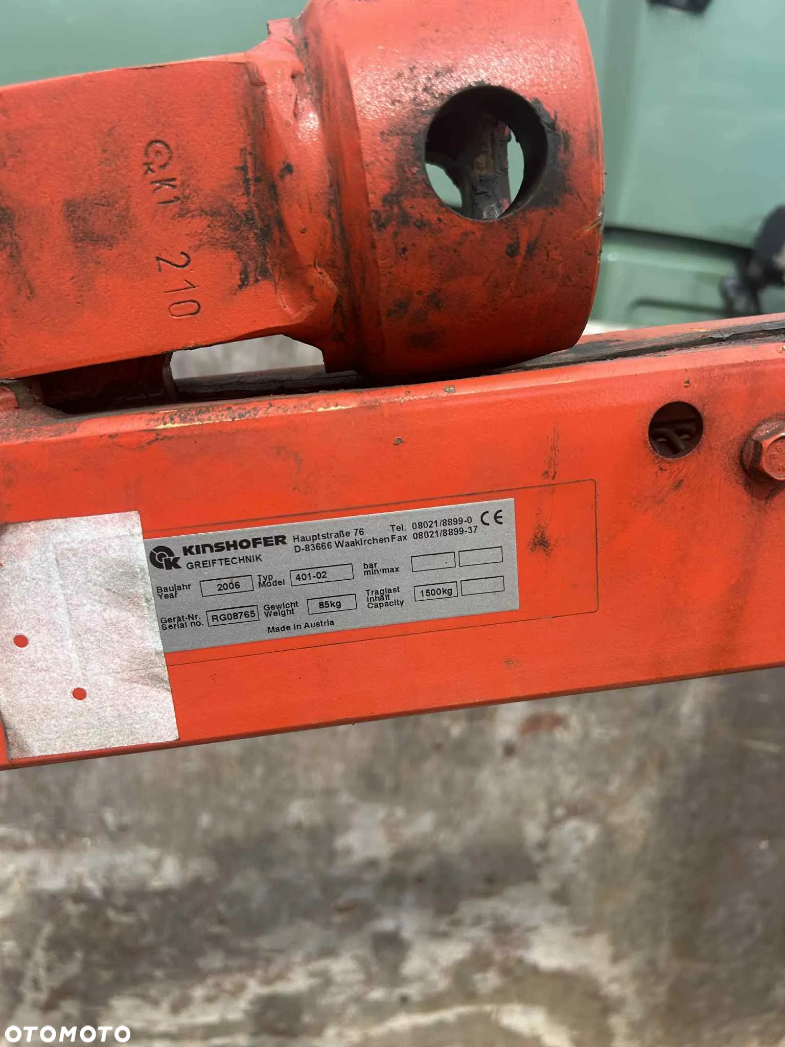 Widły do palet dzwig HDS Palfinger 1500 kg - 5