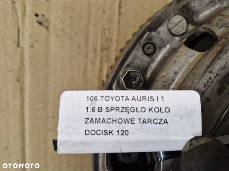 toyota auris 1. i 1.6 b sprzęgło koło zamachowe tarcza docisk - 5