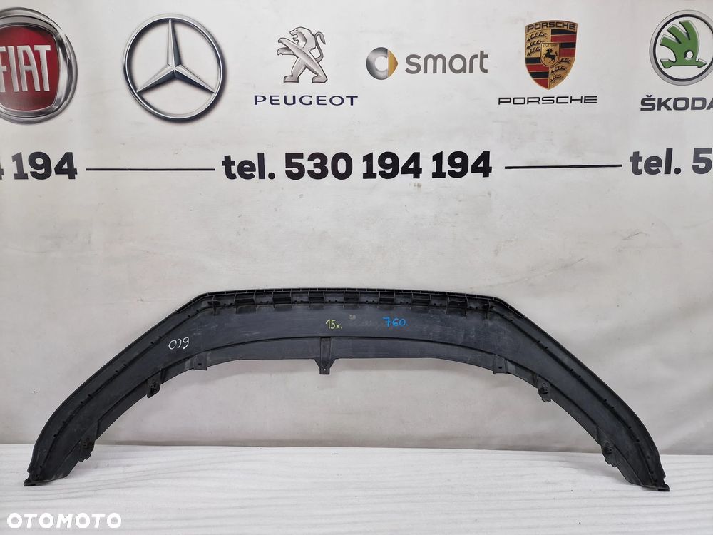 VW POLO V LIFT 6C0 14-17 OSŁONA / DOKŁADKA POD ZDERZAK / SPOJLER ZDERZAKA PRZEDNIEGO PRZÓD , NR 6C0805915H , NR AUKCJI OSŁ760 - 1