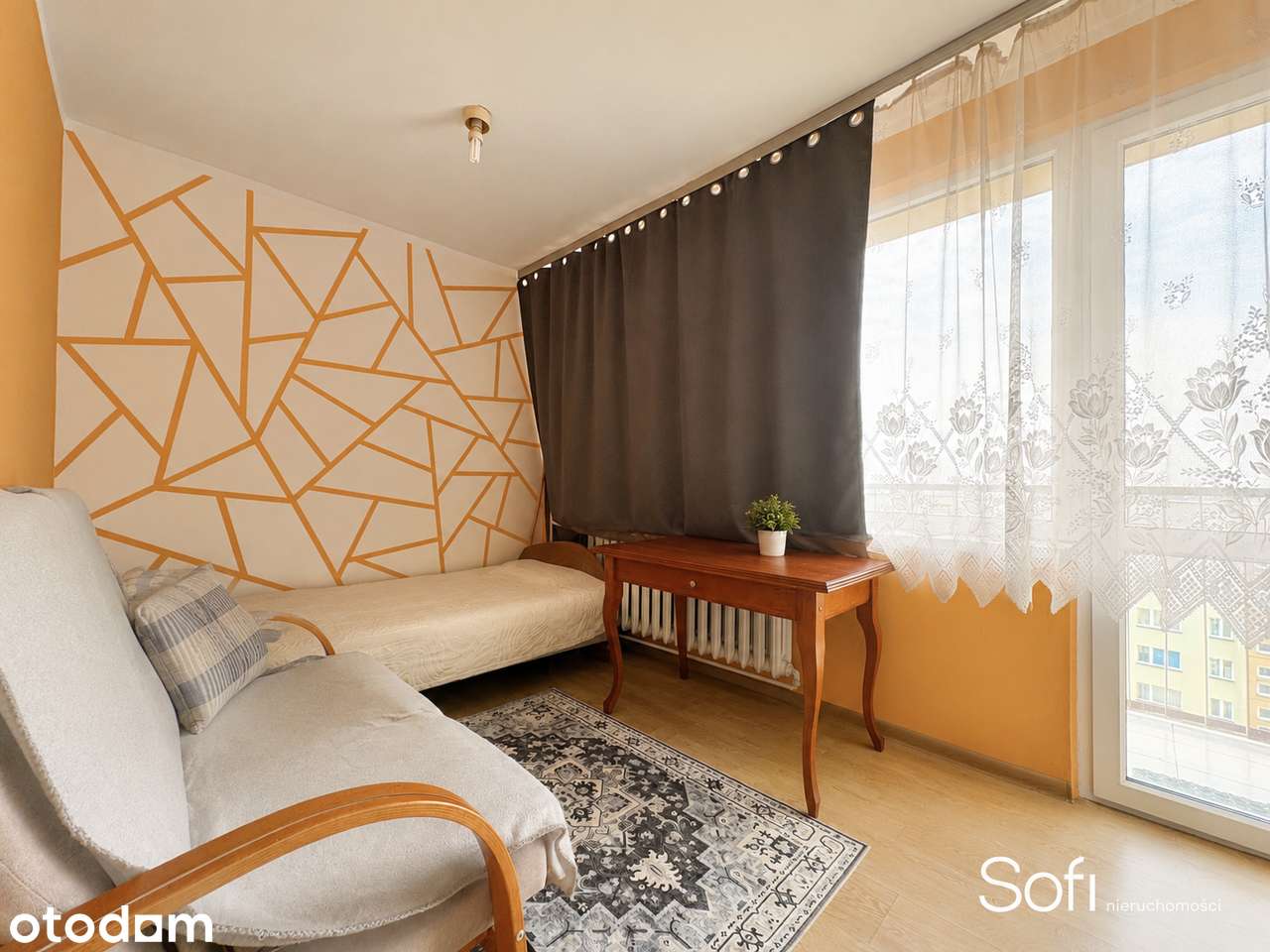 2-pokojowe przy Chopina - 9. piętro, Balkon - "Przejściówka"