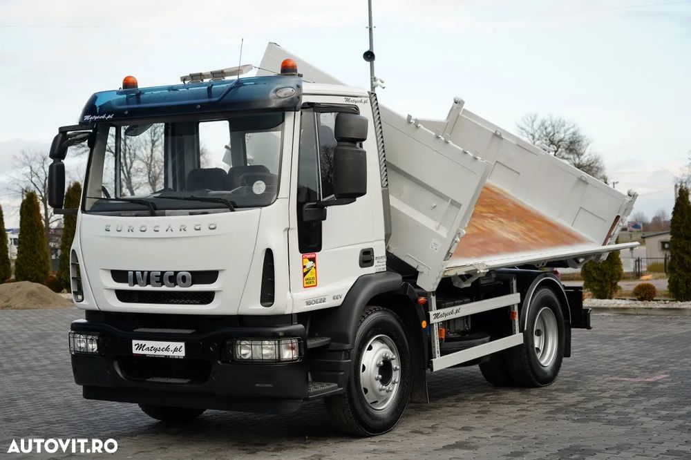 Iveco EUROCARGO 160 E22 / BASCĂLĂTOR 3 DIRECȚII / HIDRODOXIE LATERALĂ / BORDMATIC / EURO 5 EEV - 8