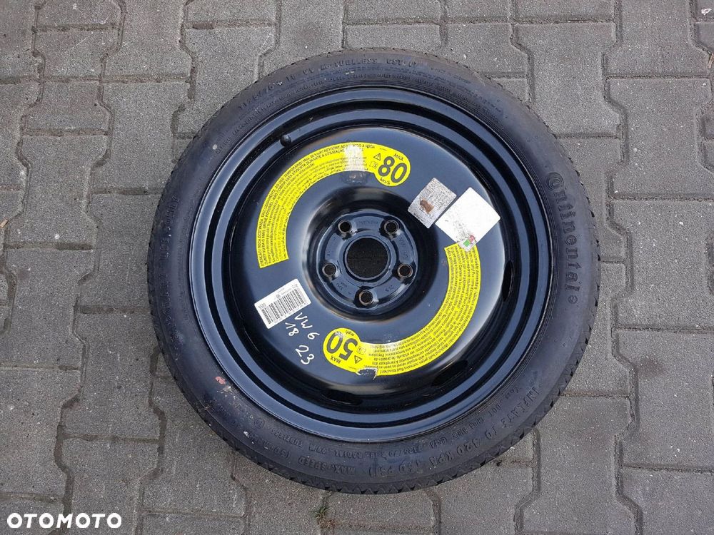 VW GOLF VI 6 V 5 EOS SEAT LEON II ALTEA AUDI A3 8P KOŁO DOJAZDOWE 16 5X112 - 1