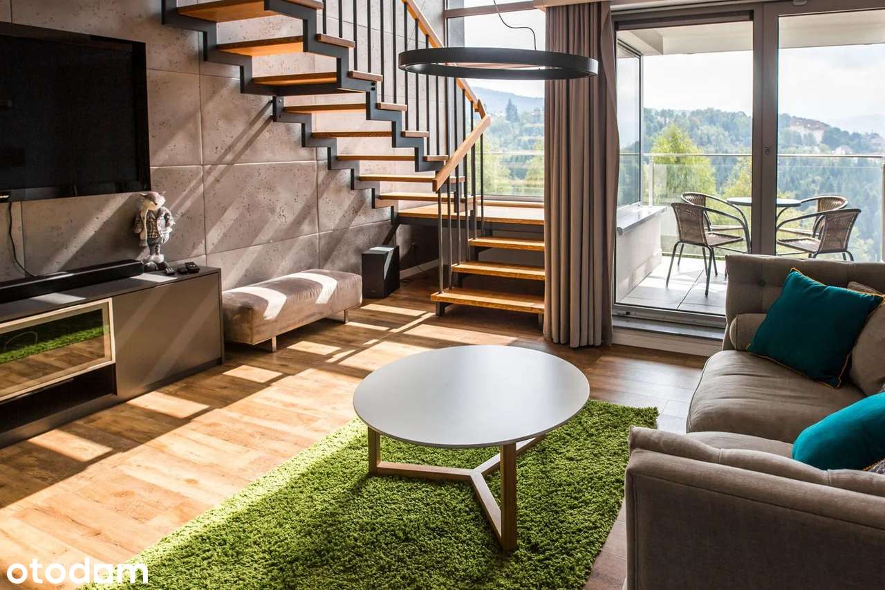 Luksusowy, dwupoziomowy apartament – Wisła, ul. Bukowa
