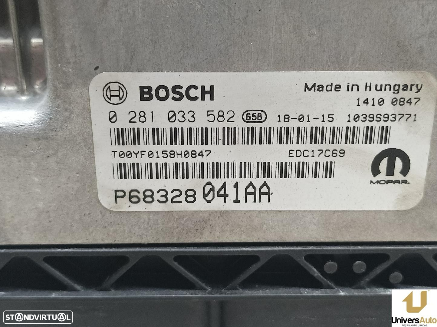 CENTRALINA MOTOR UCE JEEP COMPASS 2018 -P68328041AA - 2