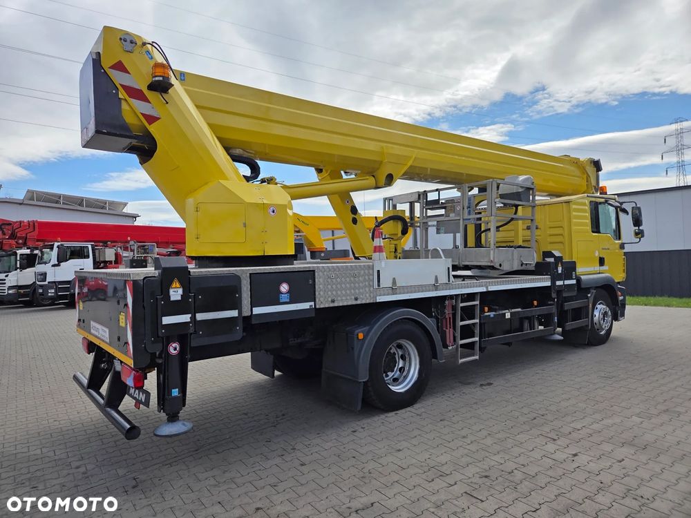 MAN TGM 18.290 4x2 BB - 46m - Podnośnik koszowy zwyżka Ruthmann T460 jak Wumag Palfinger WT 450 Multitel - 4