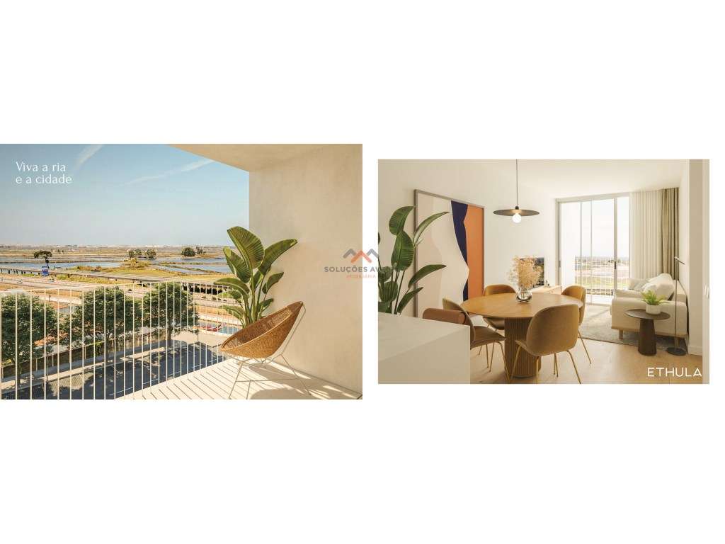 Apartamento T2 com Varanda Ampla e Garagem Foz de Prata, Aveiro - Grande imagem: 2/11