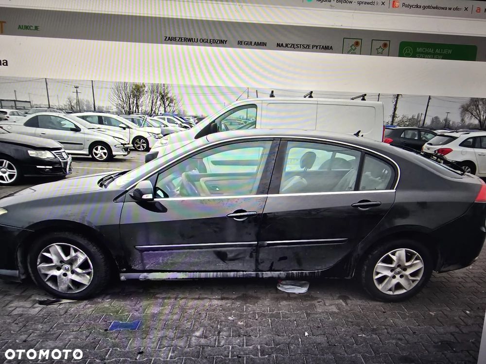 renault laguna III lift NV676 maska zderzak lampa grill błotnik drzwi zbiornik paliwa szyba - 4