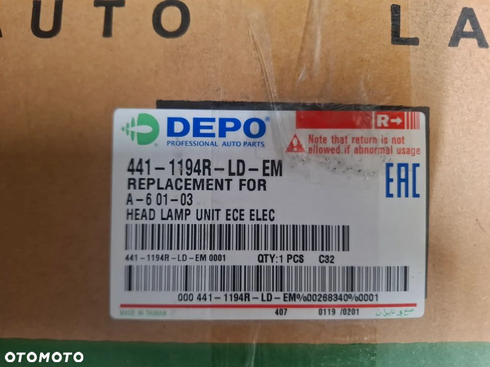 NOWA LAMPA PRZOD PRZEDNIA DEPO AUDI A6 C5 LIFT 01-04 SLASK WYSYLKA - 5
