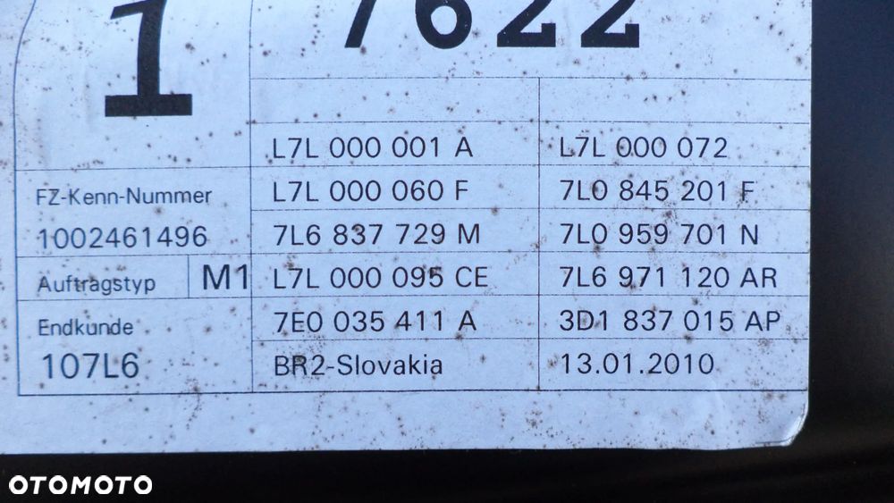 Drzwi lewy przód VW TOUAREG 7L - 5