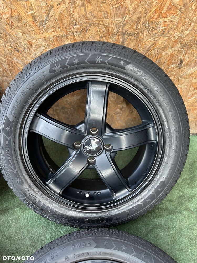 4x100 OPEL RENAULT 6,5Jx16 ET38 felgi aluminiowe czarne NISSAN DACIA - 4