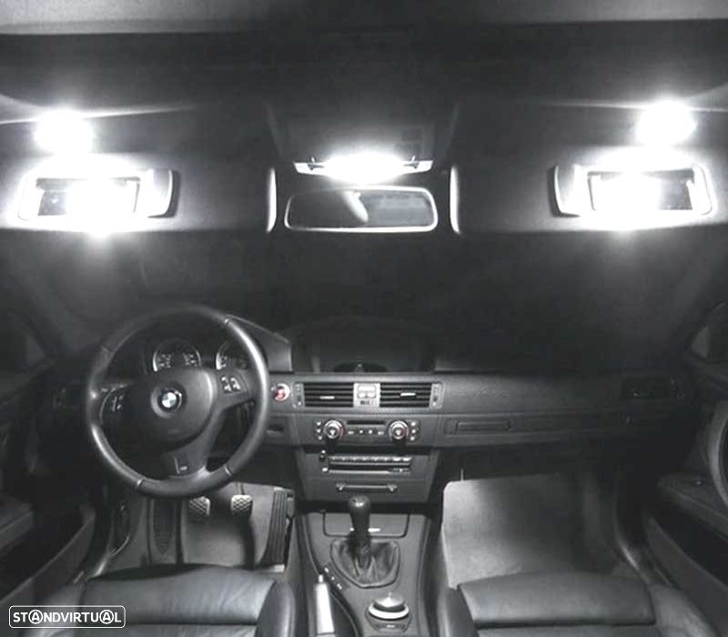 KIT COMPLETO DE 18 LÂMPADAS LED INTERIOR BMW 1 SERIE E88 CONVERTIBLE CABRIOLET 118I 120D 120I 123D - 4