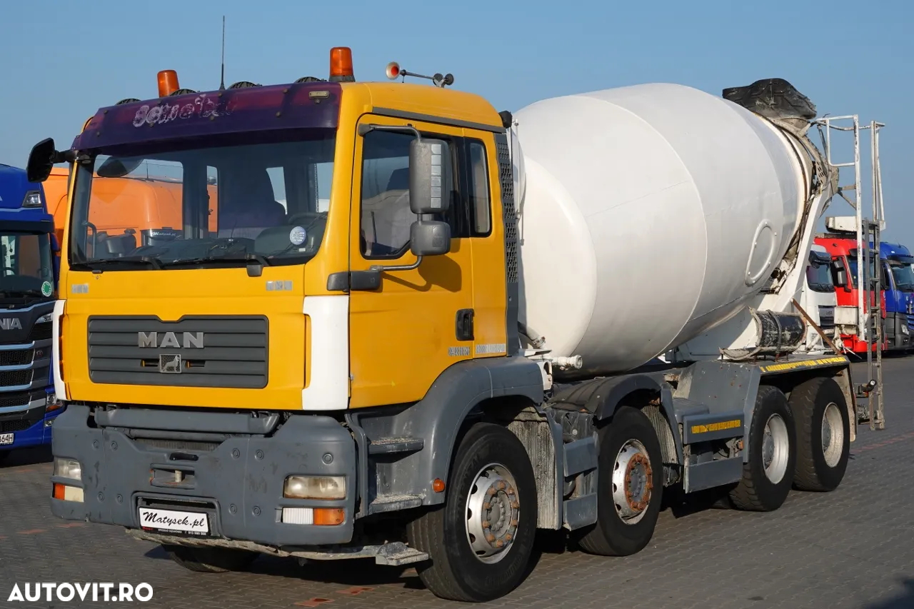 MAN TGA 35. 360 / 8x4 / LIEBHERR 9mc / BETONIERE / PEAR / MANUAL / BETONIERE / - 2
