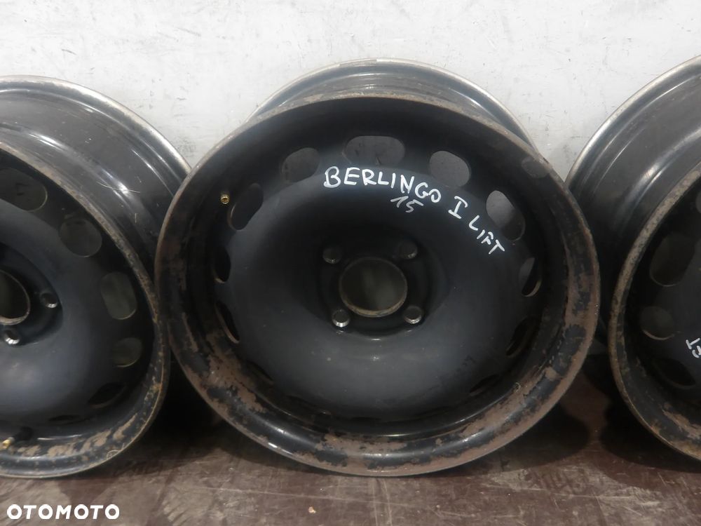 CITROEN BERLINGO I LIFT 1.6HDI FELGA STALOWA STALÓWKA R15 4X108 5401.S6 - 9