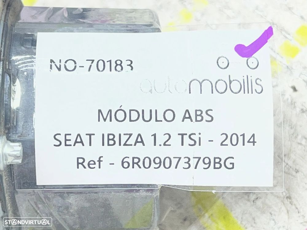 Módulo ABS SEAT IBIZA IV SC (6J) 1.2 TSi Ref. 6R0907379BG - NO. 70183 - 5