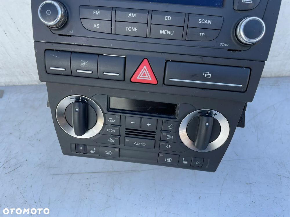 KONSOLA KOSZ RAMKA RADIA 2 DIN AUDI A3 8P 8P0858005A - 4
