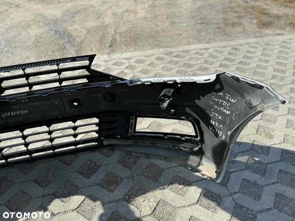 Vw Touran III 5TA Zderzak przód przedni kompletny LA7W 4xPDC xenon 2015- - 5