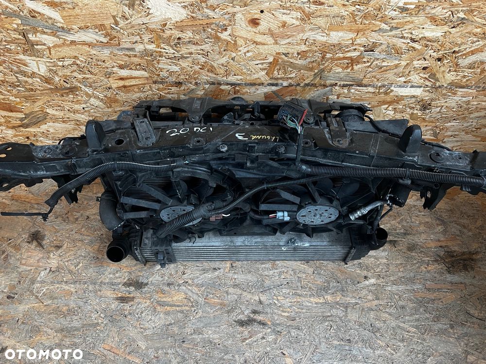 RENAULT LAGUNA 3 III Diesel 2.0 PAS PRZEDNI Belka Chłodnice Wentylator Intercooler - 9