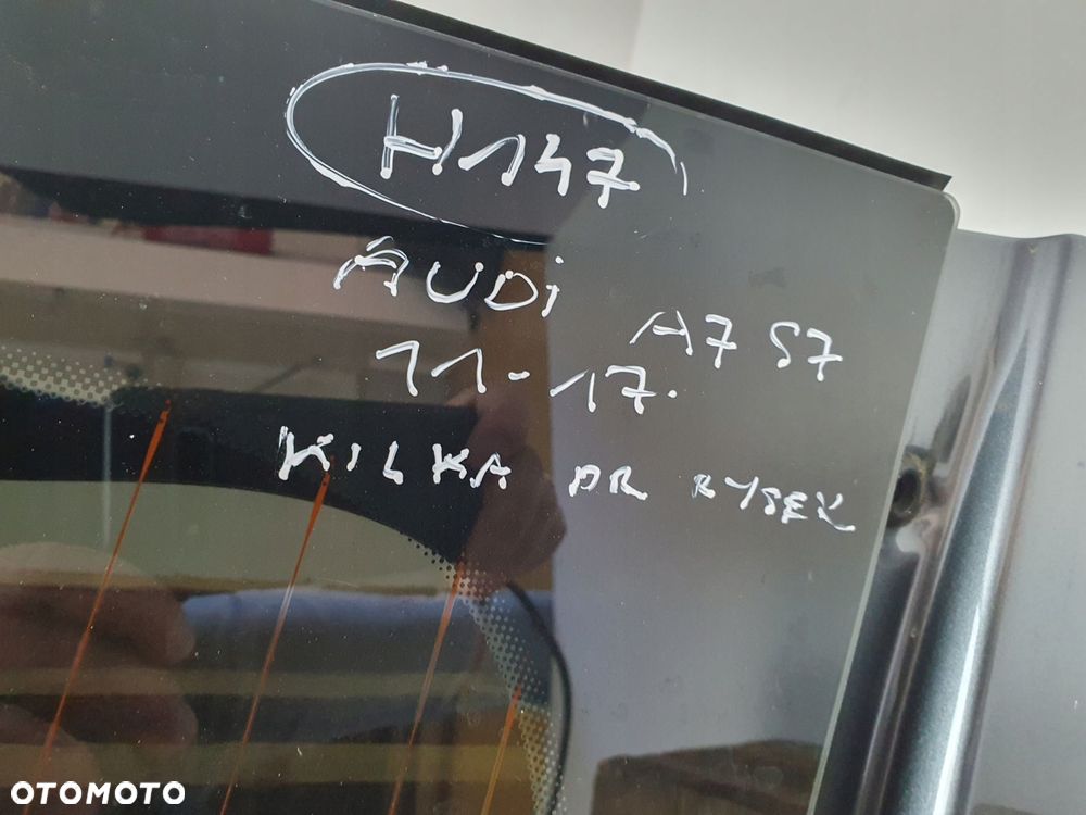 TYLNA KLAPA Audi A7 S7 4G 4GA 2010-2018 tylnia tył bagażnika SZARA LX5R - 8