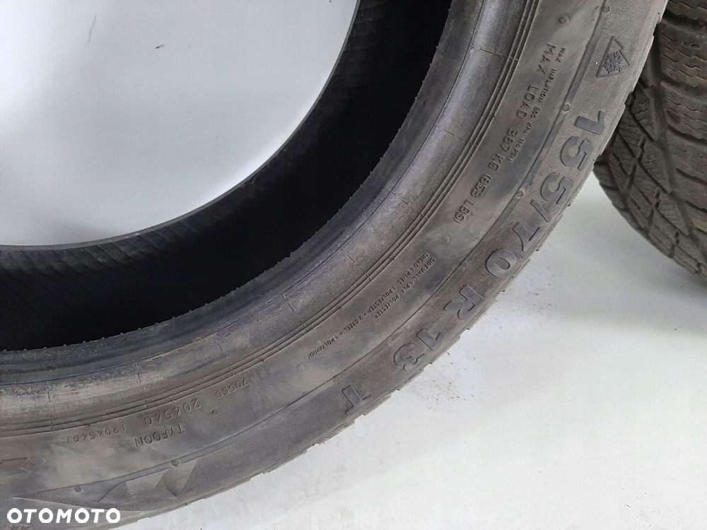 OPONY ZIMOWE TYFOON EUROSNOW II 155/70R13 75T DOT 2017 BIEZNIK 6MM - 7