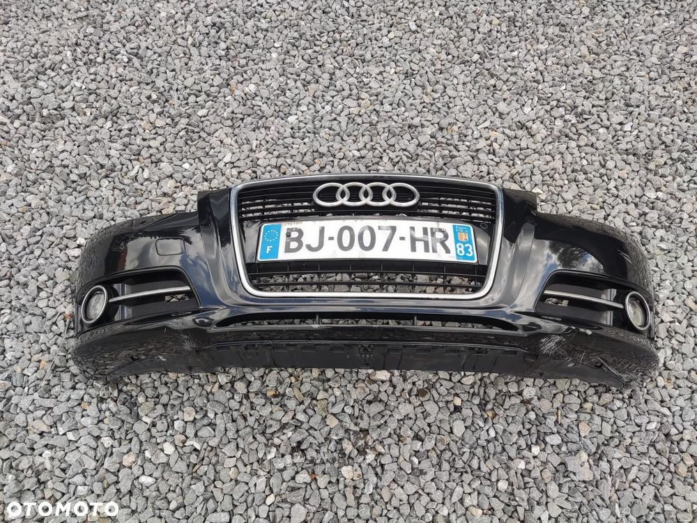 ZDERZAK PRZÓD KOMPLETNY PDC CZUJNIKI SPRYSKI AUDI A3 8P LIFT CABRIO 2008-13 - 2