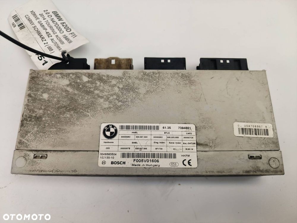 MODUŁ BMW 520 D F005V01606 - 1