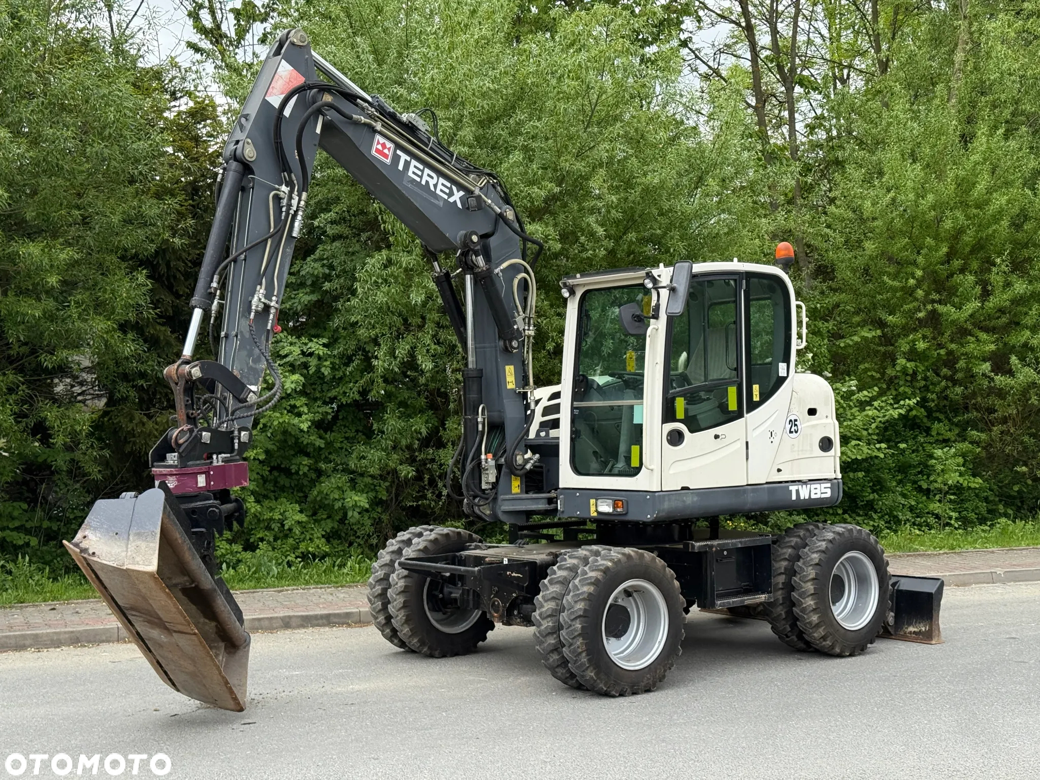 Terex * Koparka Kołowa TEREX TW 85 * Sprowadzona * Rototilt * - 7