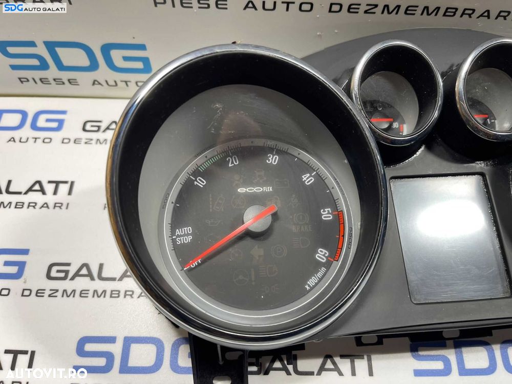 Ceas Ceasuri Cluster Instrumente Bord Maxidot Opel Astra J 1.7 CDTI 2009 - 2015 Cod 13414100 [2901] - 3