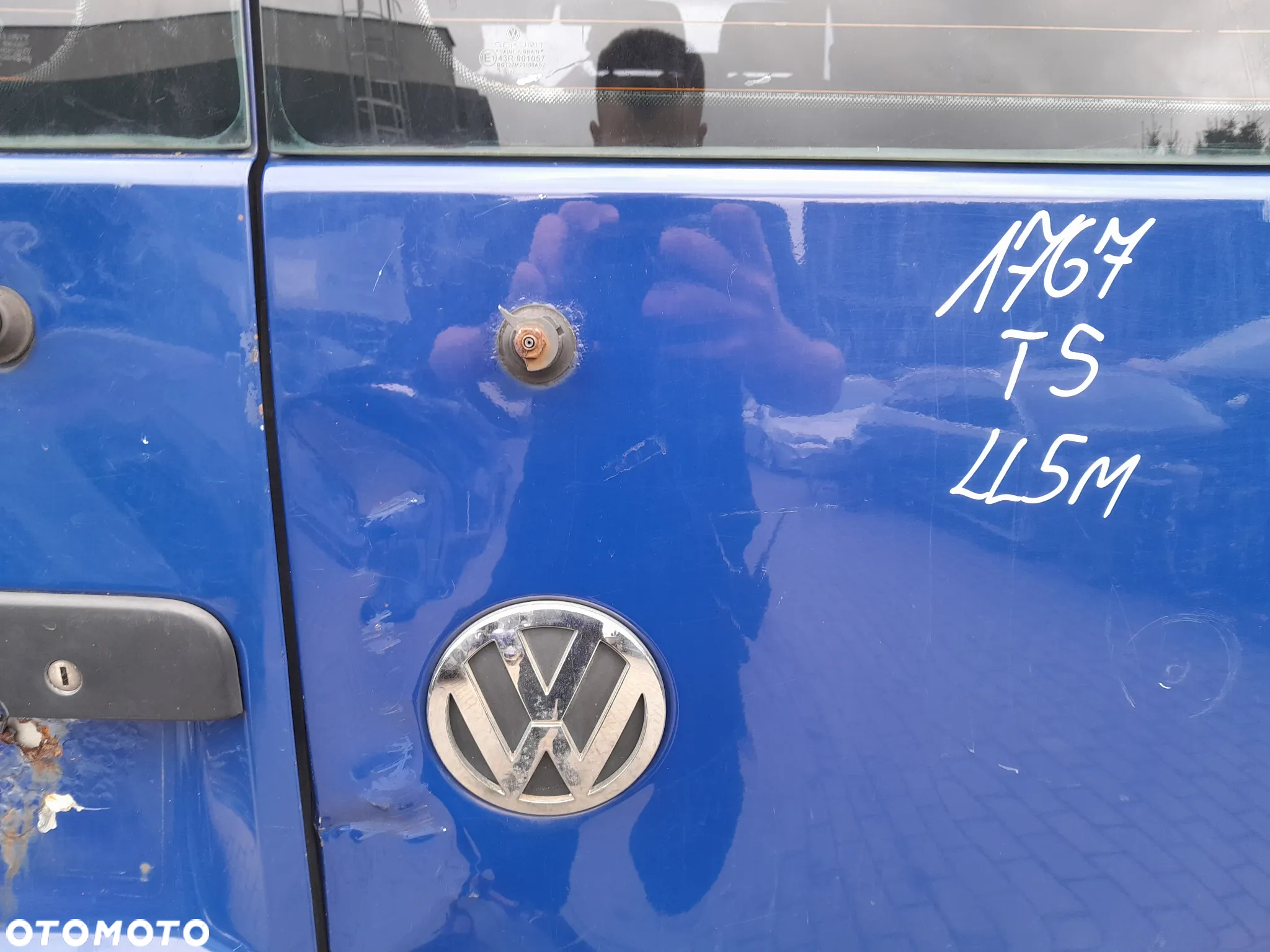 VW T5 DRZWI PRAWE TYLNE PRAWY TYŁ FURTKI SKRZYDEŁKOWE - 3