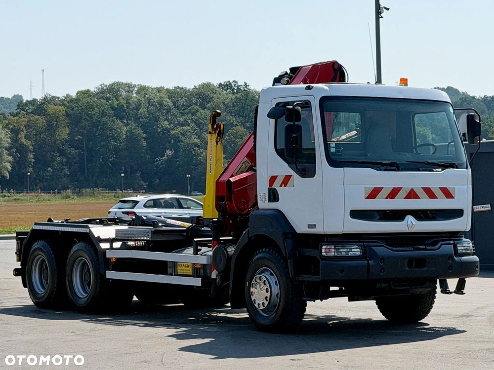 Renault KERAX 370 DCI * HAKOWIEC 4,85 m * HMF 1463 K1 (B3) * 6x4 * STAN BDB - 3