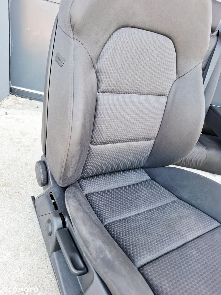 Fotele Siedzenia Kanapa Oparcie Welur Komplet Audi A6 C6 - 16