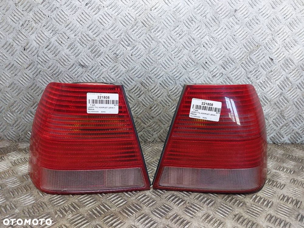 LAMPA LEWY TYŁ + PRAWY TYŁ VOLKSWAGEN BORA I SEDAN 1J5945111AC 1J5945096AA - 1