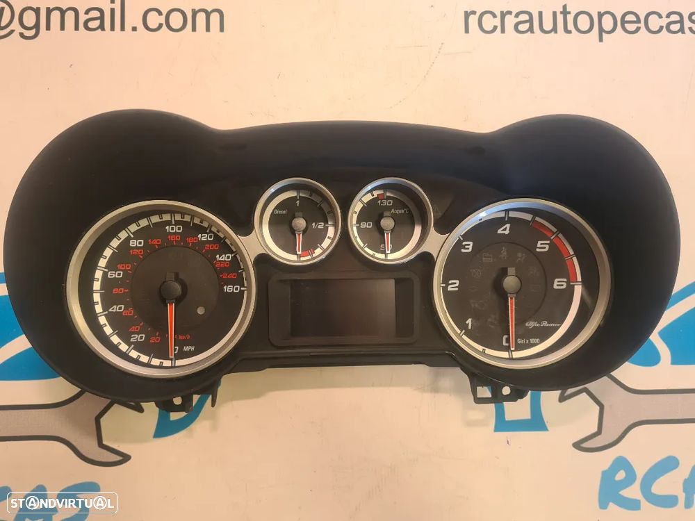QUADRANTE MPH KMS MOSTRADORES PAINEL INSTRUMENTOS ALFA ROMEO MITO 955 50510266 A2C53302087 50508527 A2C53298022 955A3000