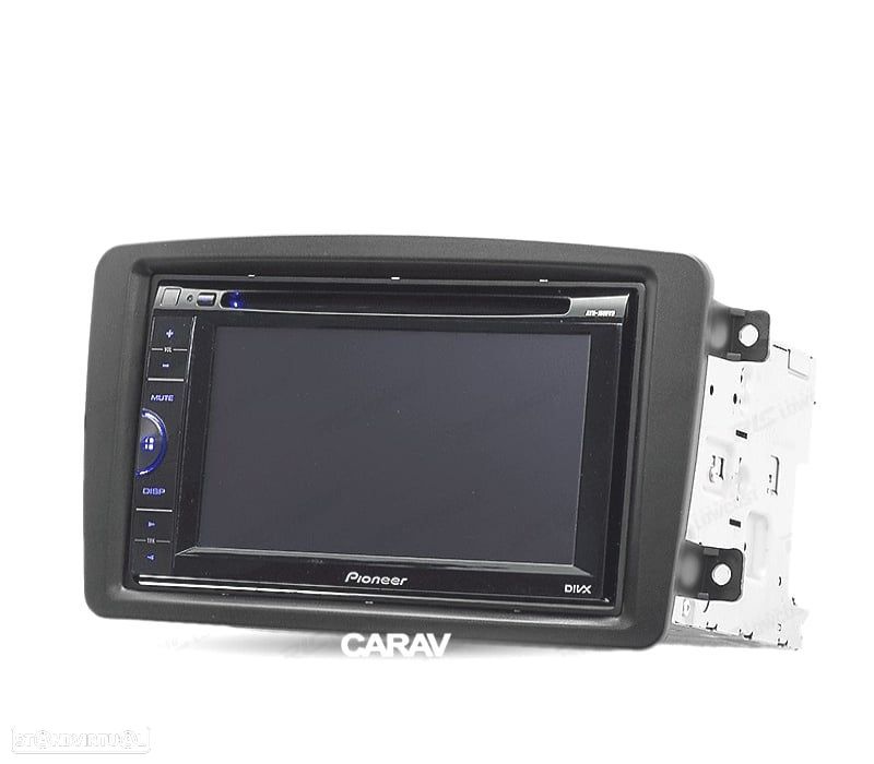 MOLDURA ADAPTADOR PRETO PARA RADIO 2-DIN MERCEDES CLASE-C W203 CLASE-CLK W209 CLASE-G W463 VIANO VIT - 2