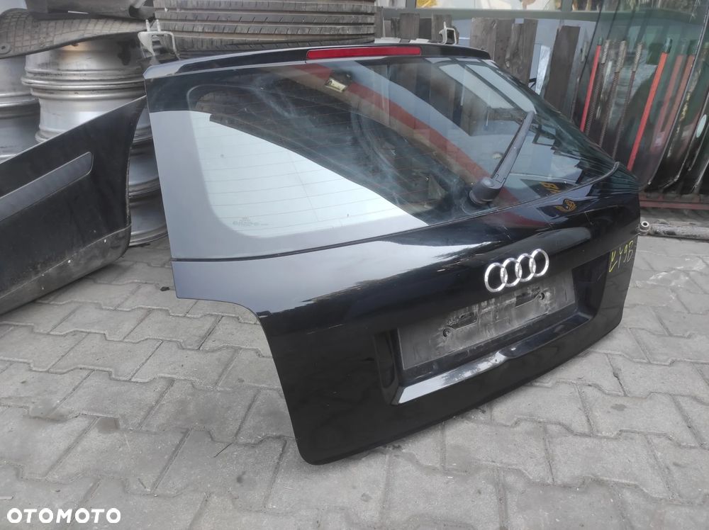 KLAPA BAGAŻNIKA SZYBA TYLNA AUDI A3 8P 3 DRZWI LY9B CZARNA WYSYŁKA !!! - 2