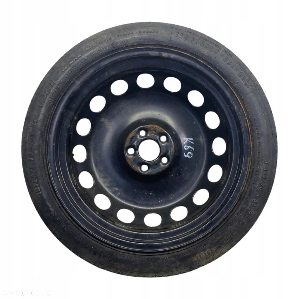 KOŁO DOJAZDOWE AUDI A3 8L TT 8N VW GOLF IV BORA 125/70R18 5X100 ET38 - 1
