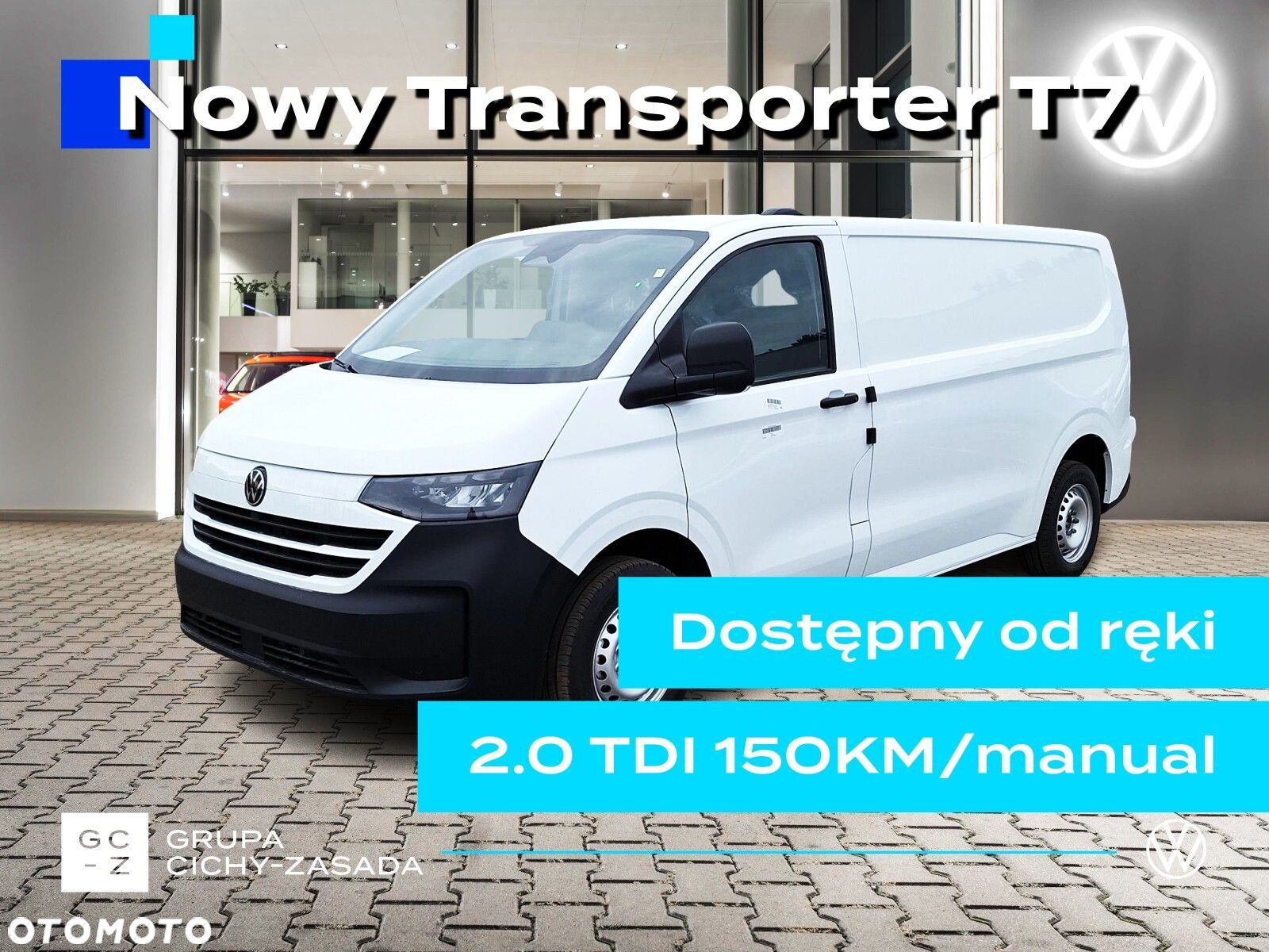 Volkswagen Transporter Furgon, 2,0TDI 150KM, 6-bieg.manualna, r.o :3500 mm - 1